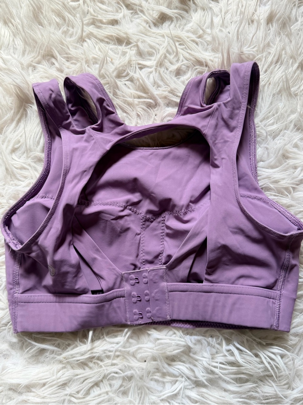 Lululemon strong front sports bra wisteria light purple size 6 - Picture 4 of 6